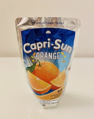 Capri-sun Capri Sonne Orange (haltbar bis 02/21) Plastik-Strohhalm