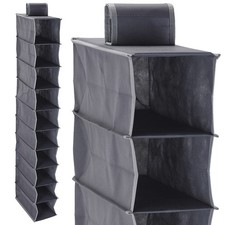 10-Fächer Hängeorganizer Hängeaufbewahrung Hängeregal Stoff Schrank Aufbewahrung