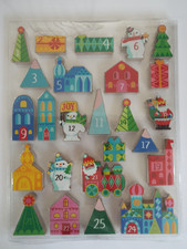 Wondershop 25 Wooden Block Countdown Advent Christmas Calendar 2021