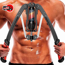 Yes4All Twister Arm Exerciser Adjustable 22-440lbs Hydraulic Power Chest Red