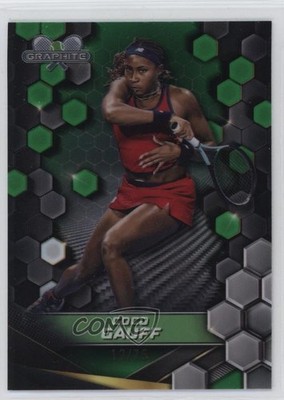 2024 Topps Graphite Green Refractor 12/75 Coco Gauff #100 4jk