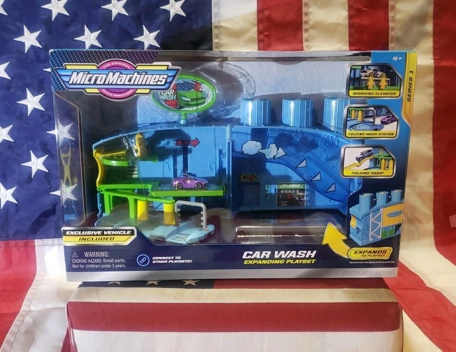 Juegos Expansibles Micro Máquinas Lavado de Coches Serie 1 Foto 4 de 4