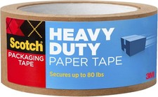 Kraft brown paper packing tape strong adhesive shipping roll