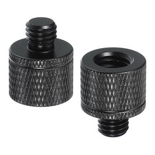 2 Pcs Tripod Screw Adapter 3/8" Female to M8 Male Tripod Nuts Camera Mount Screw