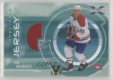 2002-03 ITG Be A Player Signature Series Vault Gold 1/1 Ron Hainsey #SGJ-62 0dy3
