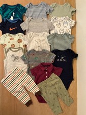 Carter's, Nike, Others Infant Boys Clothing Lot of 15 Size 6 Months