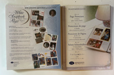 Creative Memories White 8 1/2 x 11 Scrapbook Pages with Page Protectors NISP