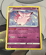 Carta Pokemon Clefable 064/185 2020 Vivid Voltage quasi nuova