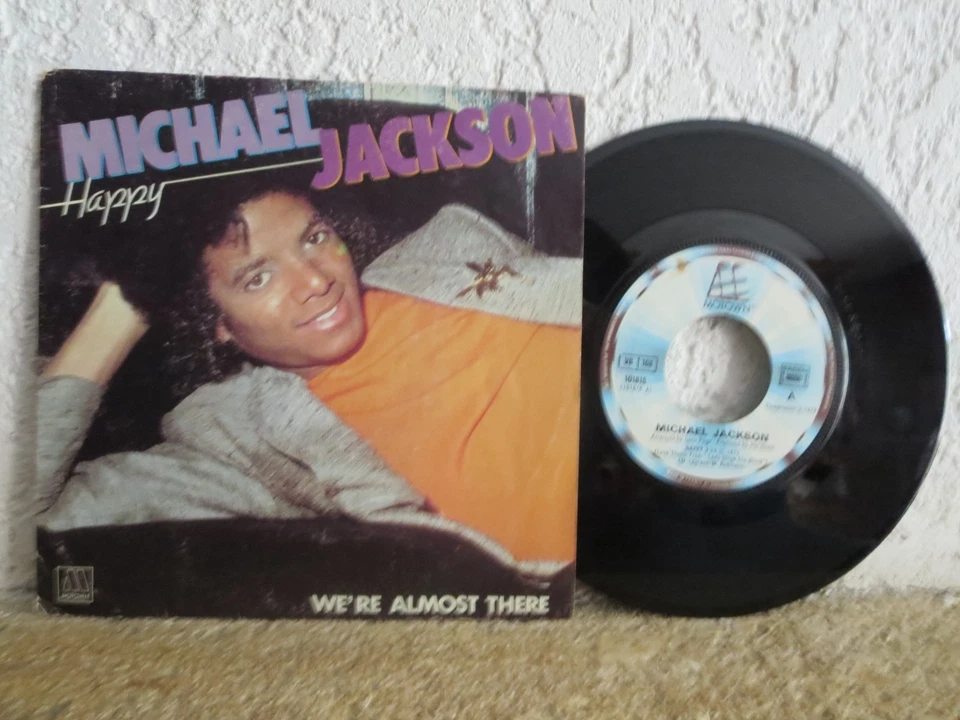 MICHAEL JACKSON Vinyle 45 Tours Happy - Photo 2/4