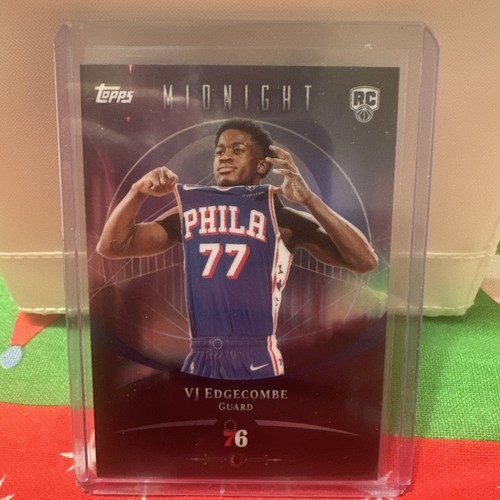 V. J. Edgecombe – 2025-26 Topps Midnight Basketball · Base Cards #63 VJ Edgecombe