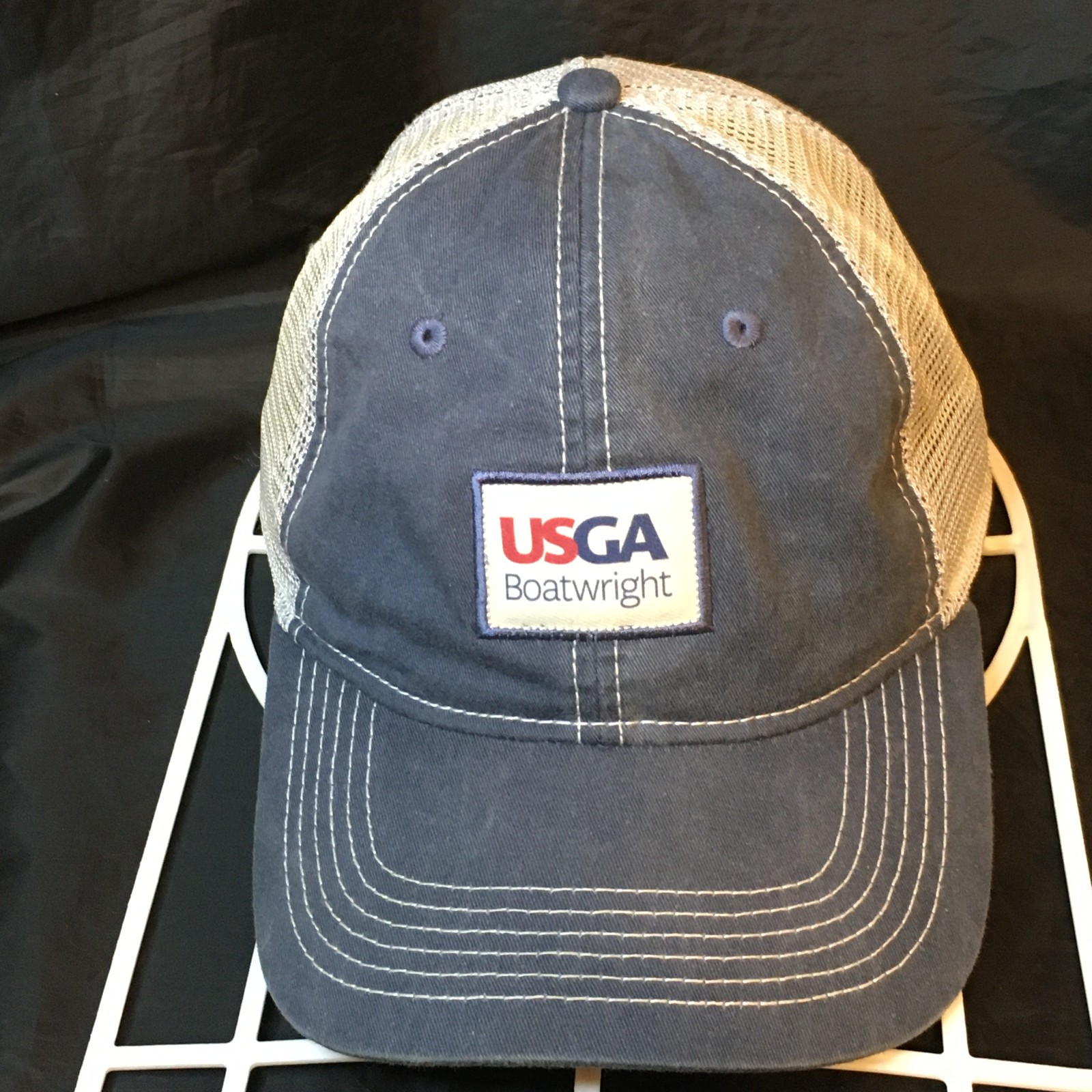 USGA Boatwright Hat Mesh Hook Loop Strap Patch Fr… - image 10
