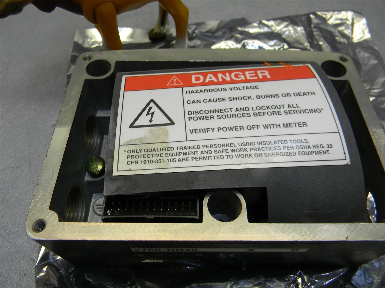 Accu-Sort 2755-NB40 Ser A Rev B AdaptaScan Wiring Base Bar code Accessory - product detail image 2
