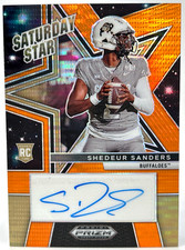 SHEDEUR SANDERS 2025 Prizm Draft Picks Football Saturday Star Auto #/35