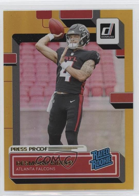 2022 Panini Donruss Rated Rookie Press Proof Premium Desmond Ridder #304 z6b
