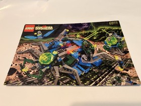 LEGO 6977 Insectoids Arachnoid Star Base Complete Minifigs Manual & Box -WORKS