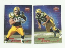 1998 Topps Stars Green Bay Packers 2 Card Lot - White & Chmurra / 8799