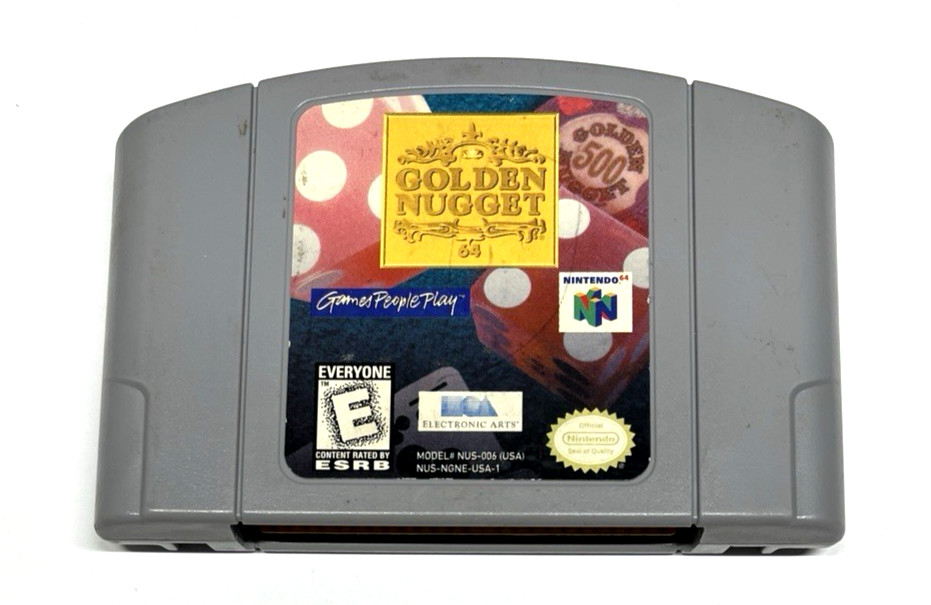 Golden Nugget 64 (Nintendo 64, 1998) N64 TESTED