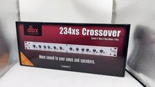 DBX 234xs Stereo 2/3-Way/Mono 4-Way Crossover w/ XLR Mono Sum Subwoofer Sub Out