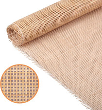 24" Width Natural Square Cane Webbing 5 ft, Rattan Roll for Caning Projects