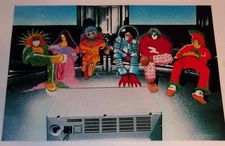 Grateful Dead Jerry Garcia "From the Mars Hotel" Characters Poster 19"x13"