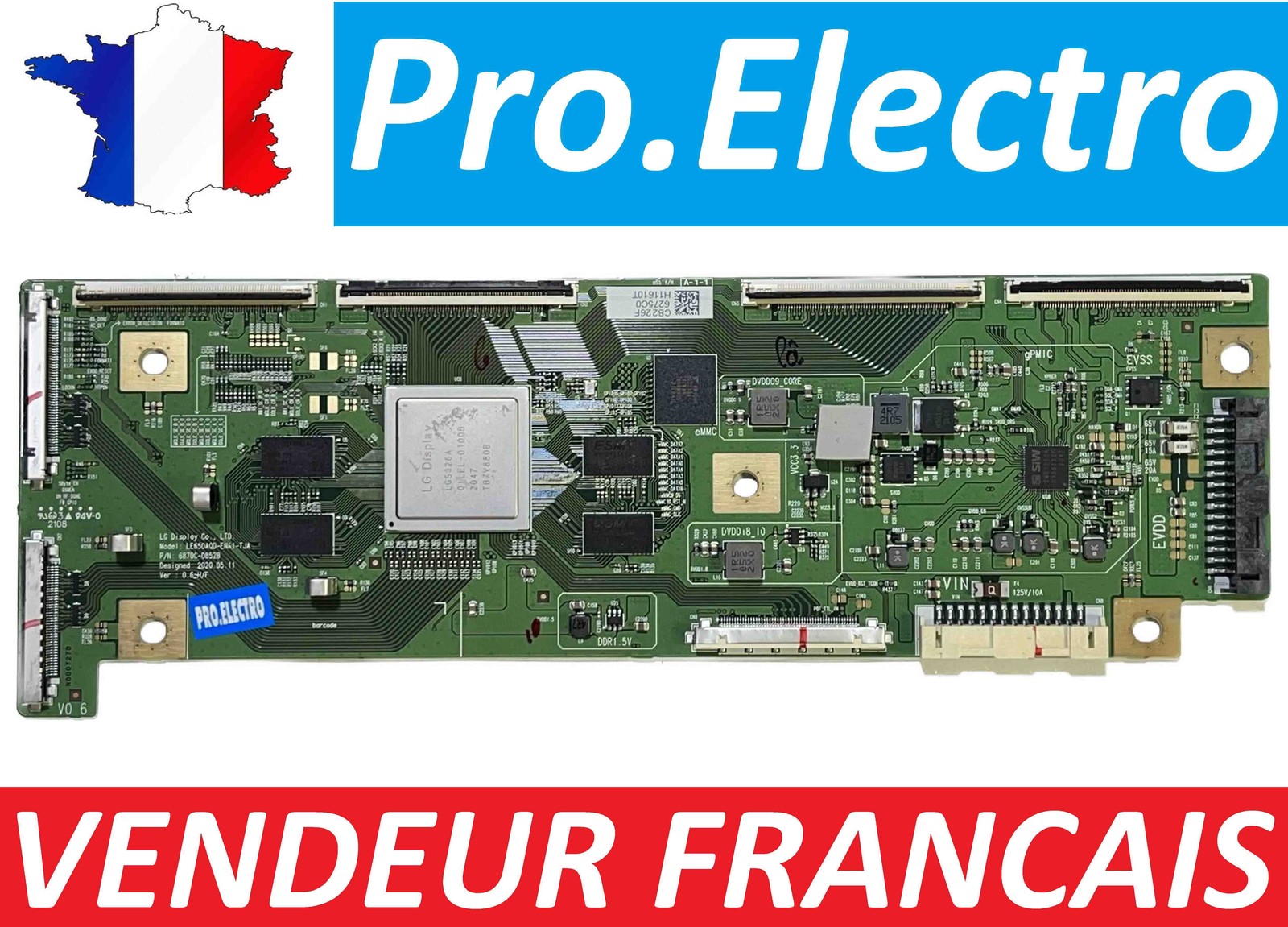 Carte T-CON LG EAT65147301 synchronisation d'image parfaite pour OLED65G19LA