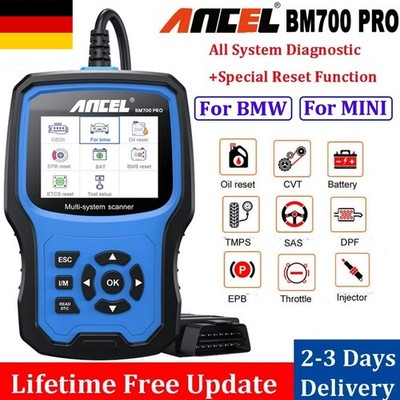 ANCEL BM700 PRO KFZ Diagnosegerät Fit Für BMW OBD2 Scanner Geräte All System