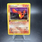 NM 1st Edition Charmander 50/82 Team Rocket Set Rare Vintage Pokémon Card -j
