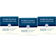 Porcelana Night Skin Lightening Cream Facial Night Treatment, 3 Ounce - 3 EA
