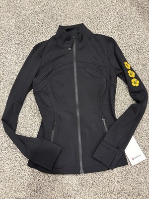 NWT Lululemon Hawaii Exclusive Hibiscus Define Jacket Nulu Black Size 6
