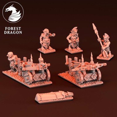 Forest Dragon - Evil Dwarf Bolt Thrower (10mm Epic Scale Fantasy Miniatures)