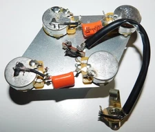 Gibson Les Paul Custom 70's Pot Control Board CTS Guitar Parts Orange Drop Jack