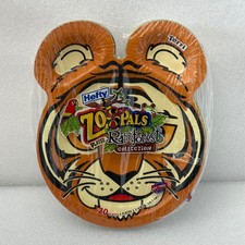 Original Hefty Zoo Pals Rainforest Collection Paper Plates 20 Pack NOS SEALED