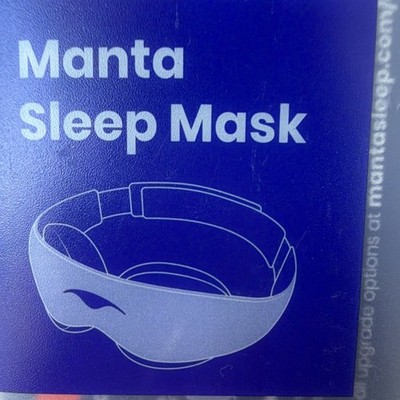 Manta Sleep Mask Adjustable Light Blocking Sleep Aid