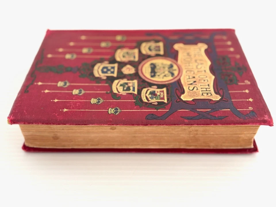 The Last Of The Mohicans by James Fenimore Cooper Vintage Historic Fiction 1890s - image 3 of 4