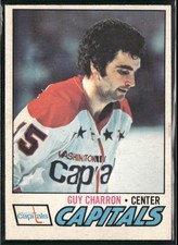 1977-78 O-Pee-Chee Guy Charron #145 Washington Capitals