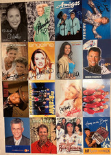 16 Autogramme LOT Schauspieler Musik AUSVERKA...