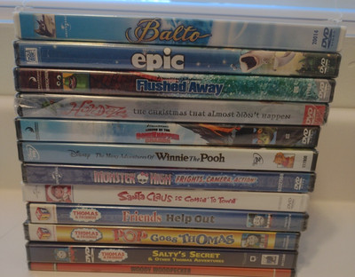 Children's Animated Movies DVD SEALED Many Titles $2.99-$8.99 Quantity Discounts