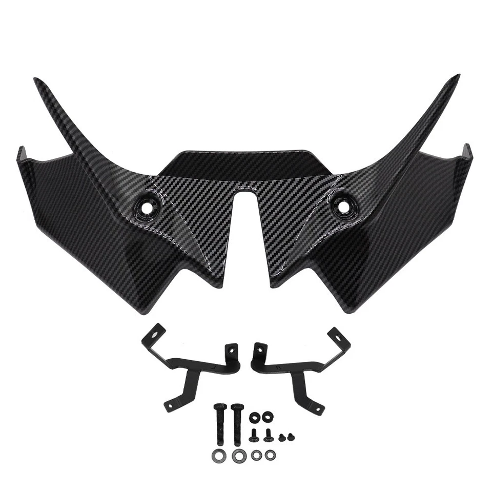 Front Spoiler Winglets Replacement for Kawasaki Z650 2020 2021 2022 2023 2024 - Image 3 of 4