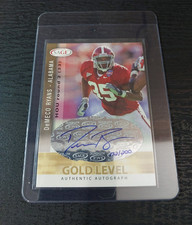 2006 SAGE Auto Gold Level /200 DeMeco Ryans #A44 Rookie Alabama Crimson Tide