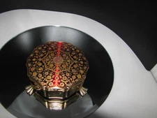 VINTAGE STRATTON ENAMEL PERSIAN FLORAL PATTERN LID TRINKET BOX