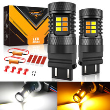 Auxbeam Canbus Whiteamber 3157 Led Drl Switch Back Turn Signal Parking Lights
