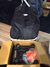 Orzbow Black Single Folding Travel System Stroller, Rubber Tires