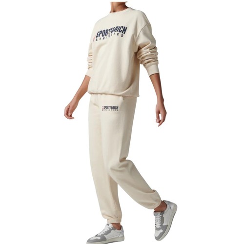 Sporty & Rich Team Logo Sweatpants Beige M