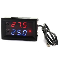 Temperature Controller -50 to 110 C, 12V Programmable Thermostat with Sensor ...