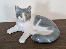 Vintage Mike Hinton Winstanley England Porcelain Pottery Cat Figurine #8