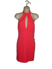New b. darlin coral halter DRESS  Dress size 3/4