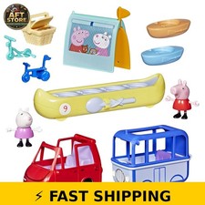 Peppa Pig Outdoor Adventure Playset with 2 Figures and Accessories