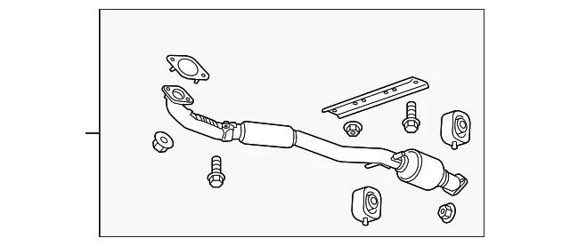 Genuine GM Exhaust Front Pipe 84407226 - Image 3 of 4