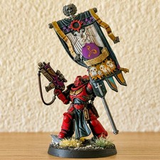 Warhammer 40k Blood Angels - Painted Armageddon Ancient - Item 505-4