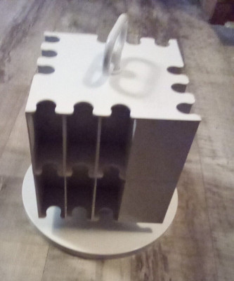 Vintage Rotating Spice Cube 1970s 24 Slots Made in USA Retro
